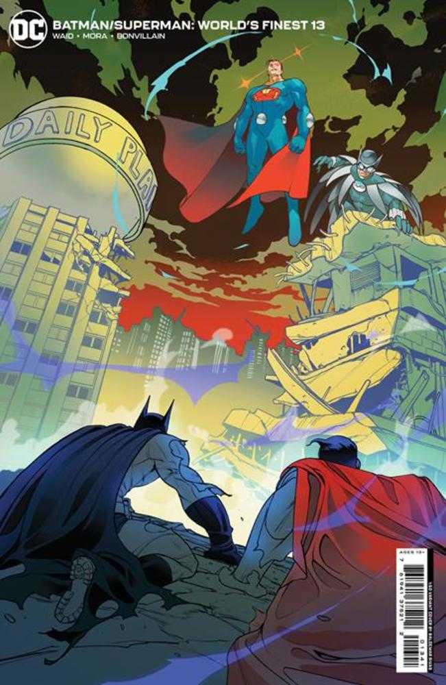 Batman Superman Worlds Finest #13 Cover E 1 in 50 Baldemar Rivas Card Stock Variant