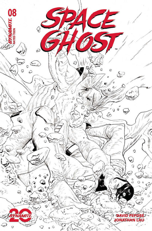 Space Ghost #8 Cover H 15 Copy Variant Edition Lee Line Art