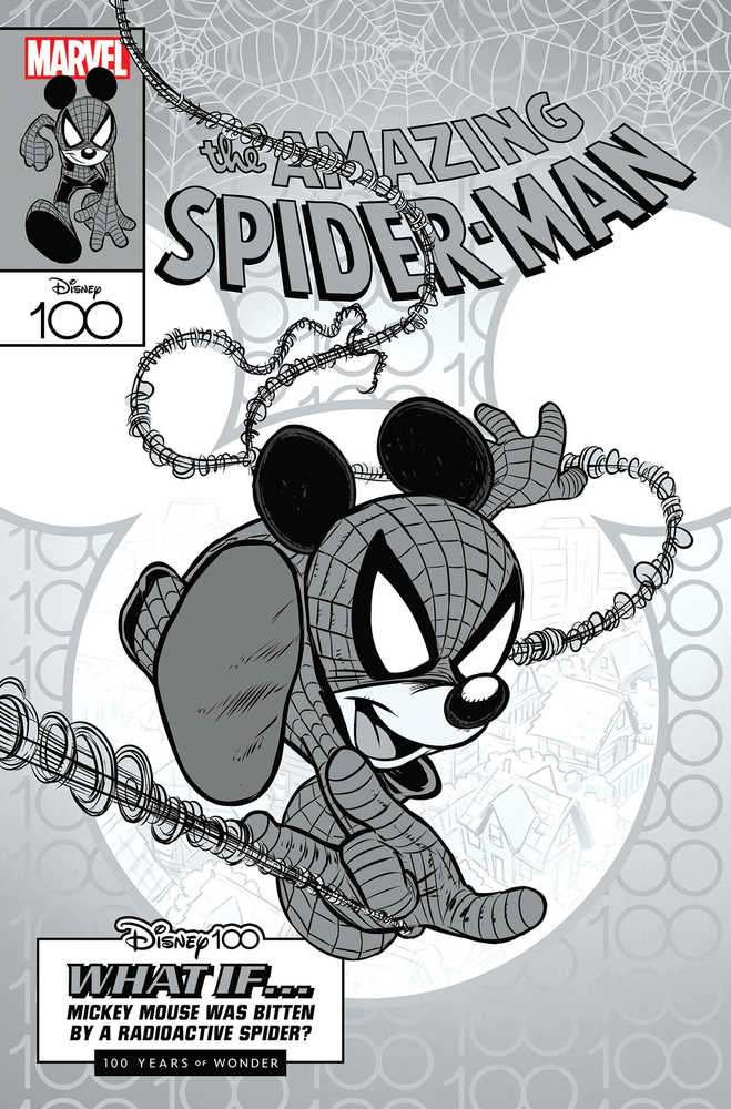 Amazing Spider-Man #35 100 Copy Variant Edition Disney100 Bw Variant